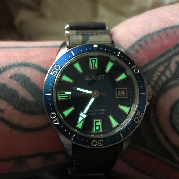 (Traded)LeJour vintage diver - Picture 4 of 4